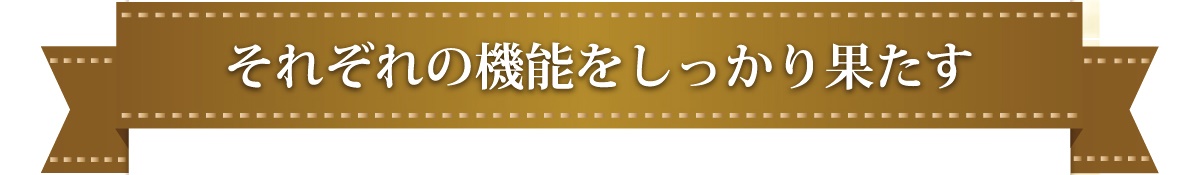 オールインワジェルはそれぞれの機能をしっかり果たします。