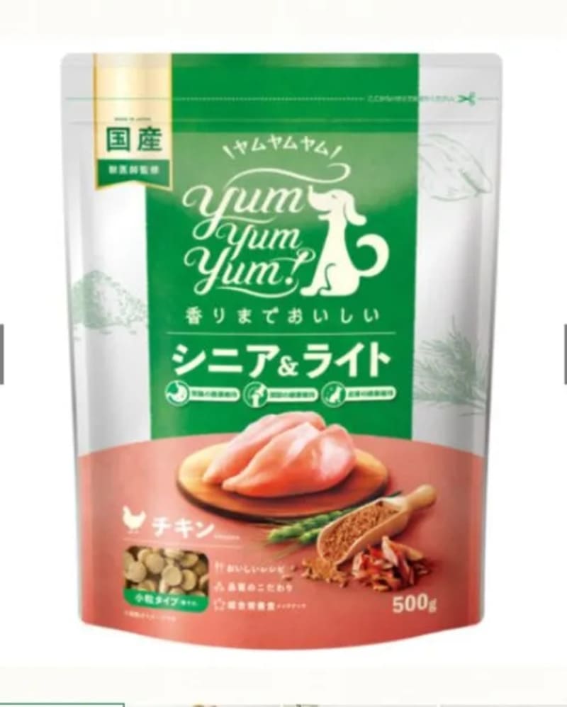 Yum Yum Yum!シニア&ライト チキン ドライタイプ