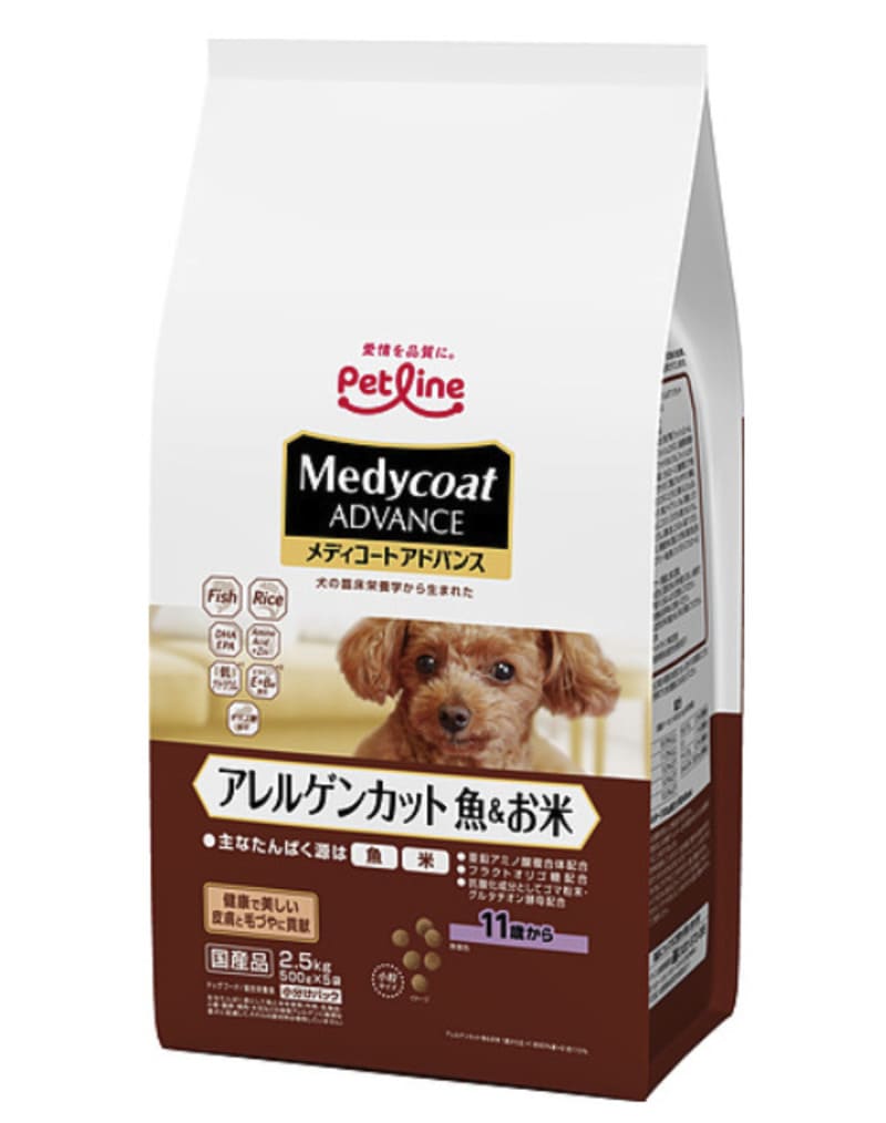 メディコートアドバンス アレルゲンカット 魚&お米 11歳から