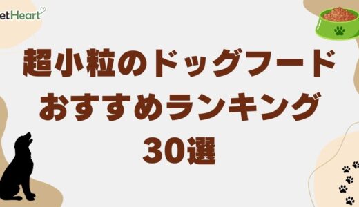 ドッグフード超小粒おすすめランキング30選！成長段階別のフードの与え方も解説