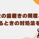 犬歯磨き頻度 アイキャッチ