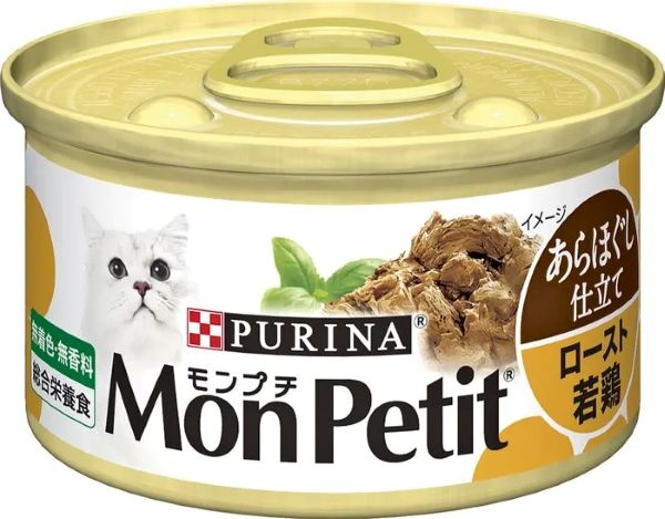 モンプチ 缶 あらほぐし仕立て ロースト若鶏