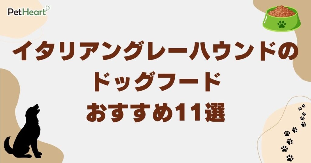 イタリアングレーハウンド ドッグフード