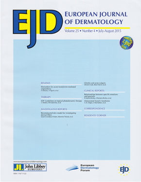 European Journal of Dermatology(欧州皮膚科学誌)